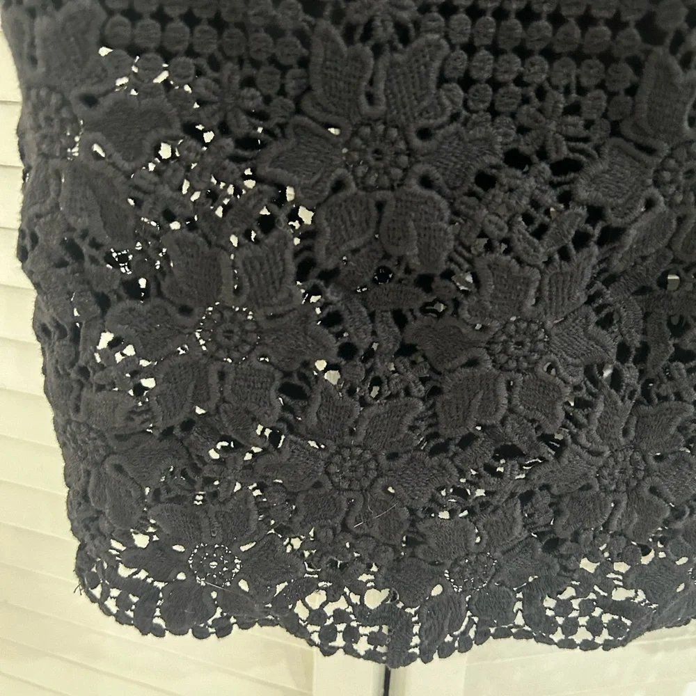 WHBM Black Lace Sheath Dress - Picture 5 of 11